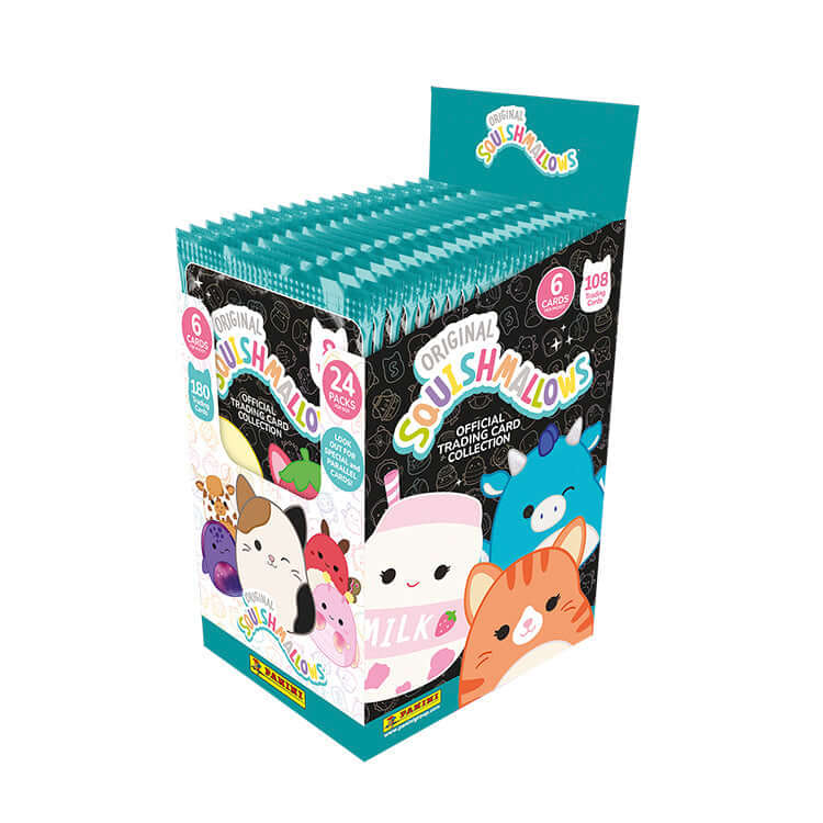 Squishallows Official KELLYTOY Series 1 Trading Cards Hobby Box (24...