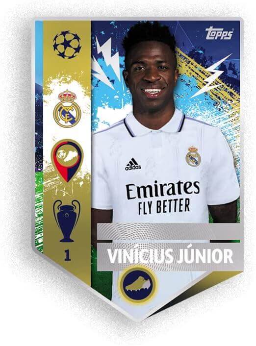 Topps UEFA Champions League, Football Stickers 2022/23 - Booster Pack Sticker Collection Earthlets