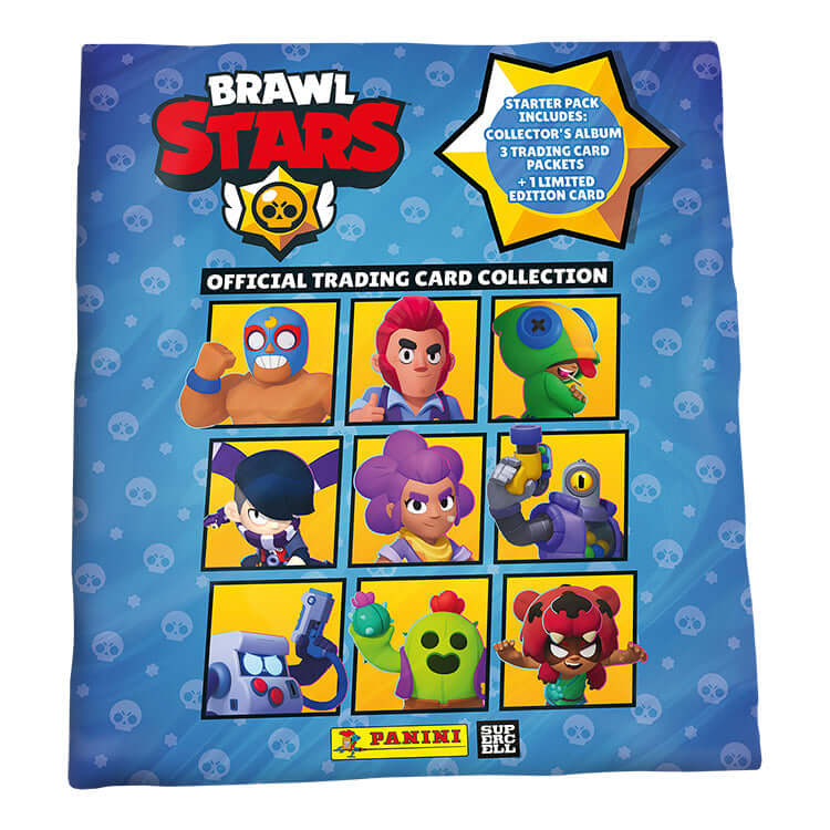Box 24 Buste Collezione Carte Brawl Stars - Ogni Busta Con 6 Carte, Totale 144 Carte Collezionabili