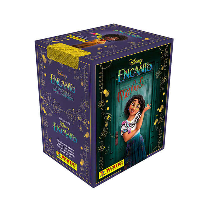 Disney Encanto Welcome to Casita Sticker Collection box featuring Mirabel in front of the magical house, by Panini