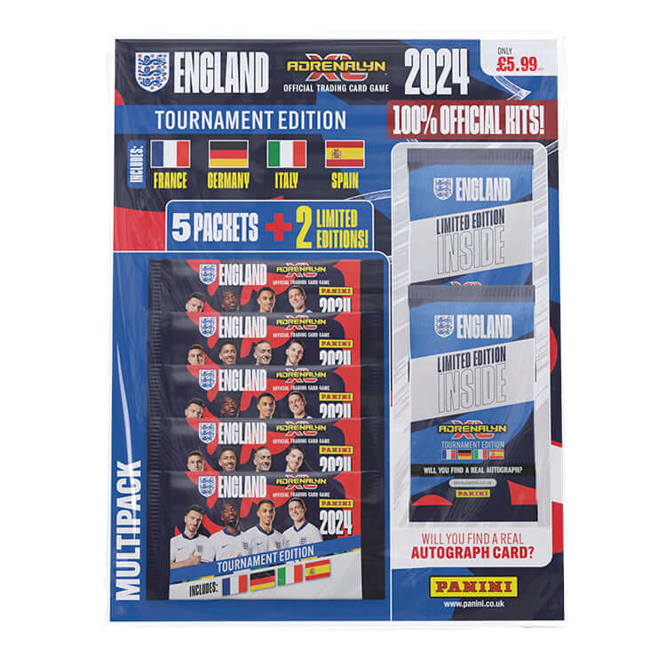 Cartes à collectionner Angleterre Adrenalyn XL 2024, édition officielle du tournoi