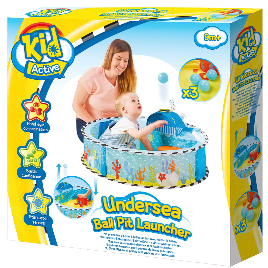 Kid Active Undersea Pop Up Baby Sensorisk Ball Pit Launcher