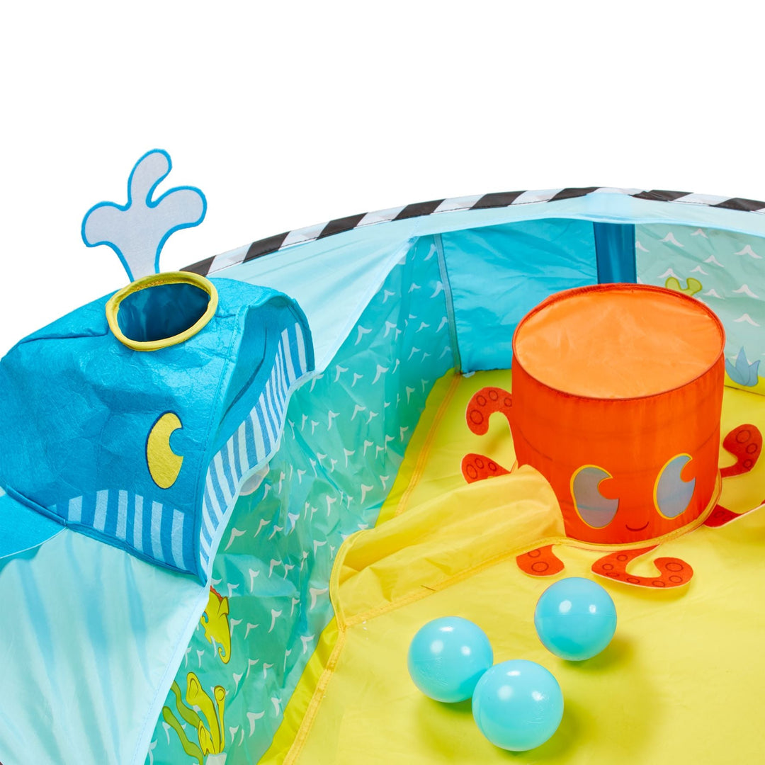 Kid Active Undersea Pop Up Baby Sensory Ball Pit Launcher