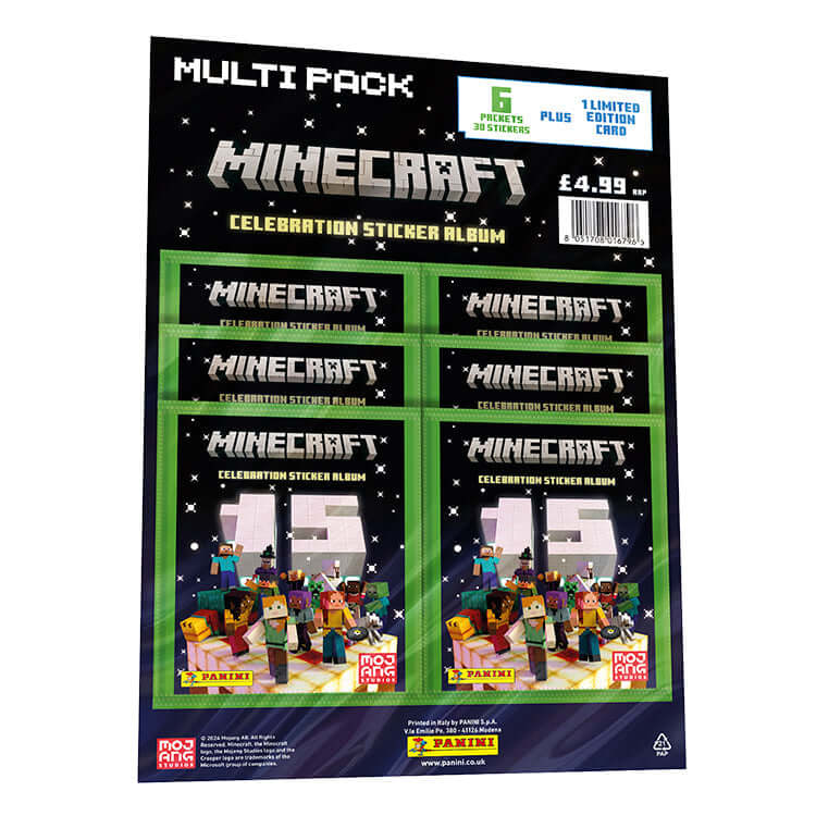 Colección de pegatinas de Minecraft 15 Celebración