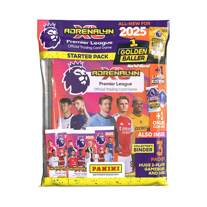 Premier League 2024/25 Adrenalyn XL Official Trading Card Game Starter Pack by Panini