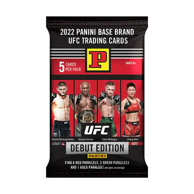 Paquetes de colección de tarjetas coleccionables de la edición debut de UFC 2022