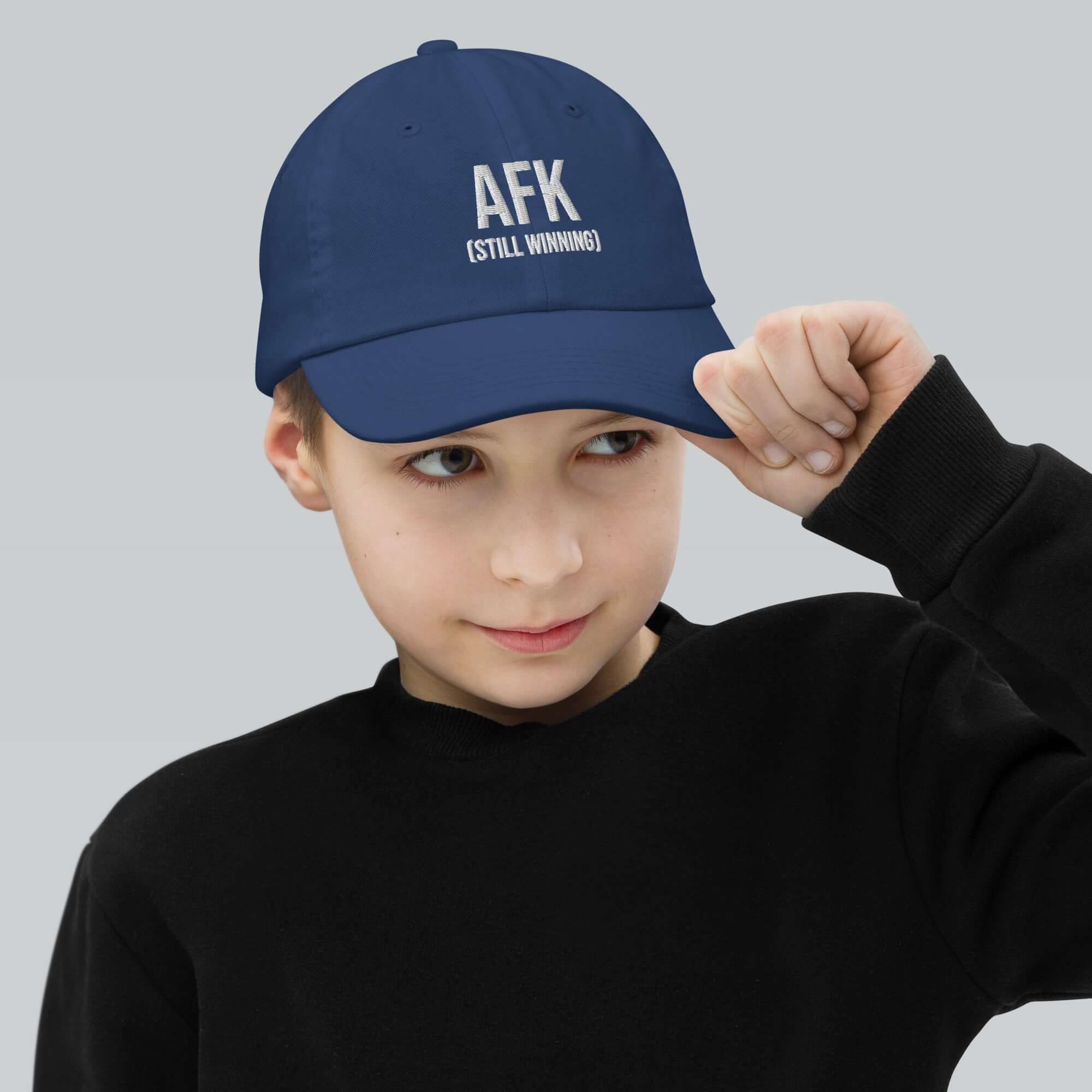 AFK Youth Baseball Cap - Perfect for Young Athletes – Earthlets