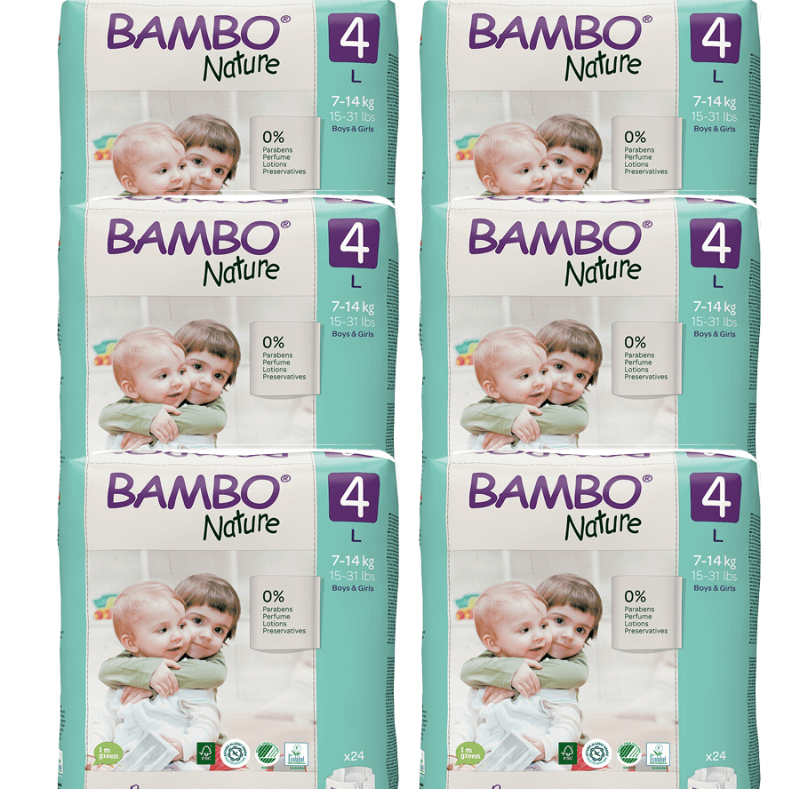 Bambo Nature| Size 4 Maxi Training Pants - 20 Pack | Earthlets.com |  | disposable nappies size 4