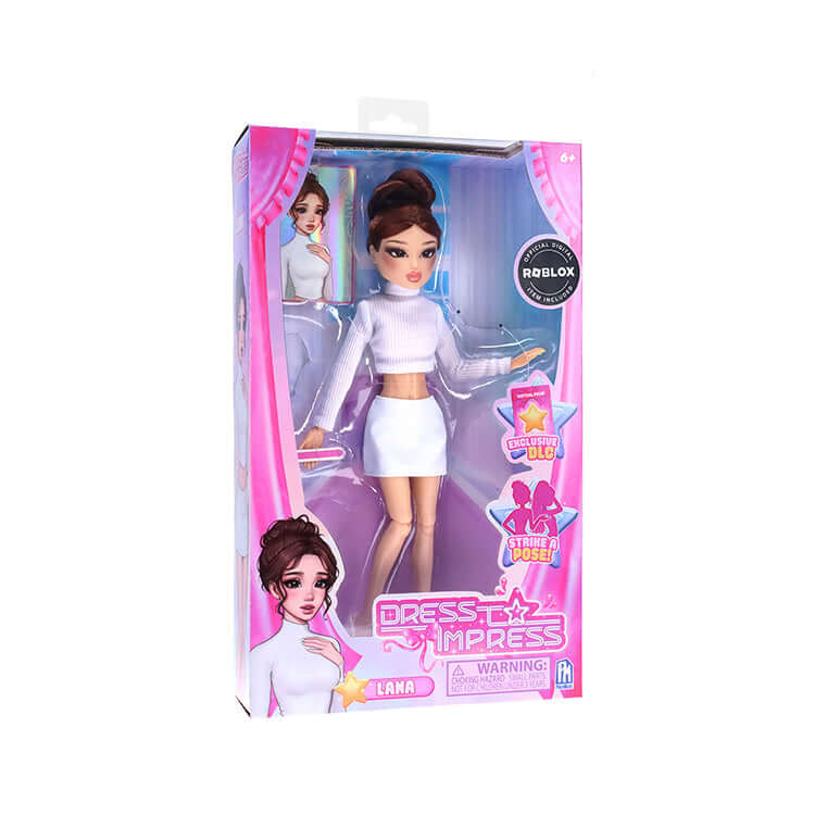 Dress To Impress Trio Doll Bundle featuring Lana in stylish outfit, perfect for imaginative play and collection.