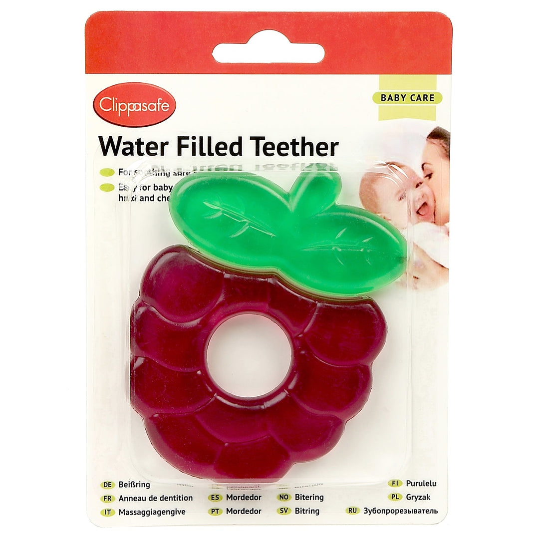 Clippasafe| Water Filled Teether Berry | Earthlets.com |  | baby care safety