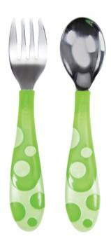 Munchkin| Toddler Fork & Spoon Set | Earthlets.com |  | feeding & accessories