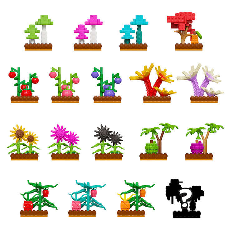 Grow A Garden Series 1 Rare Crops Bundle - Verzamelbare Mini Tuin Met DLC Code, 12 Zeldzame Gewassen