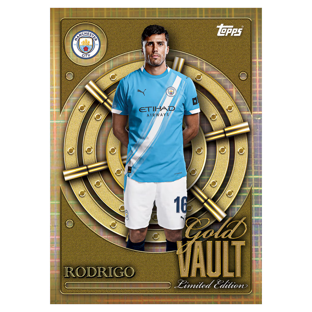 Manchester City Collectors Tin featuring a player