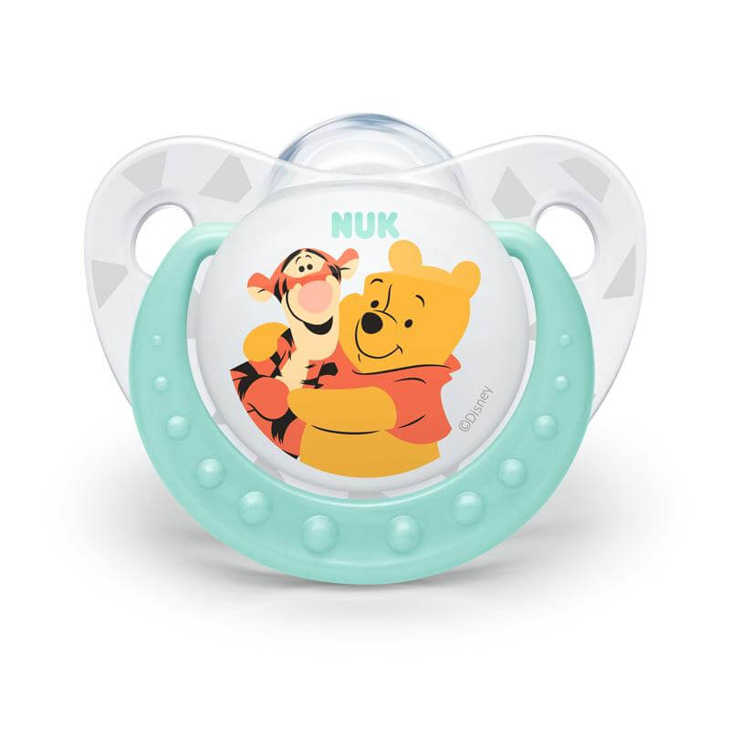 NUK| Winnie the Pooh Silicone Soothers 6-18 months - 2 Pack | Earthlets.com |  | baby care soothers & dental care