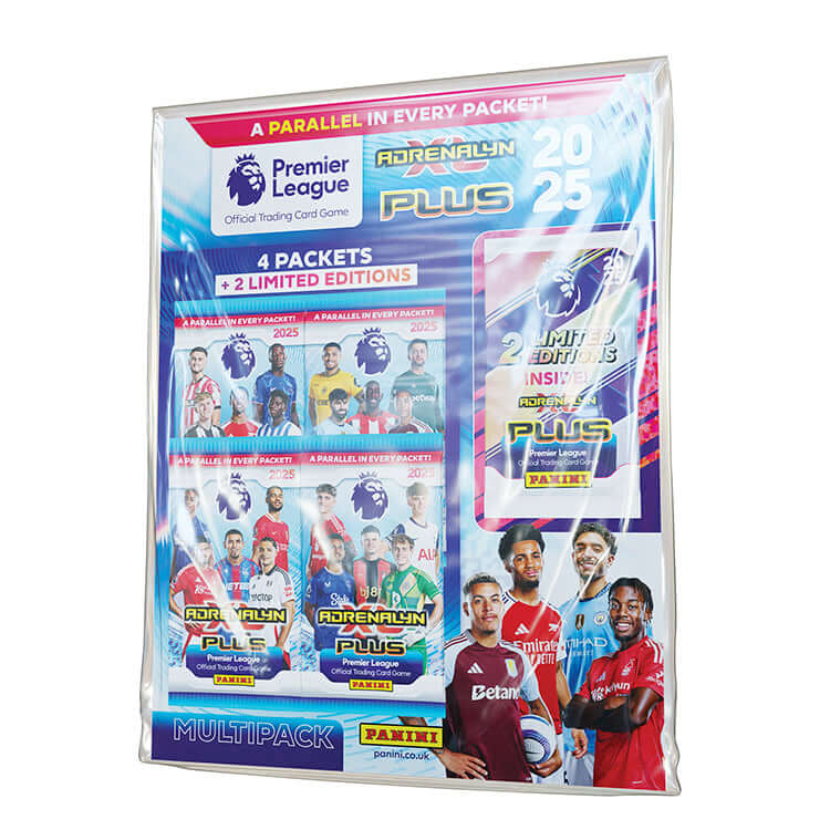 Premier League Adrenalyn XL™ Plus 2025 - Juego De Cartas Coleccionables Oficial - Paquete De Inicio Con Carpeta Y Cartas Especiales