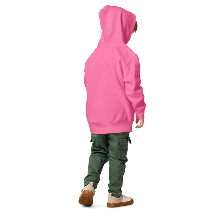 XP Grinder Toddler fleece pullover hoodie in pink, perfect for keeping little ones warm and comfy.