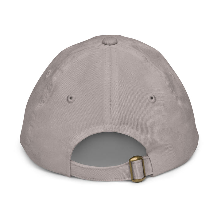Back view of the Oddy Pro Youth baseball cap with adjustable strap and ventilation eyelets.