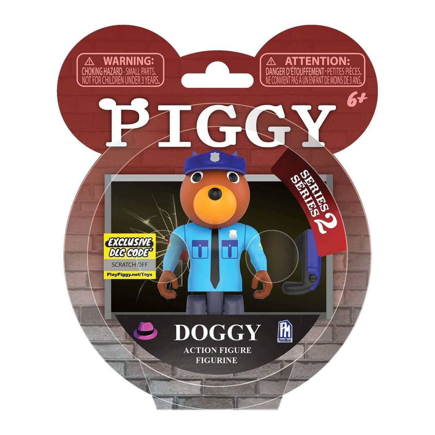 PhatMojo Piggy Series 2 3.5" Action Figures Products: Officer Doggy Action Figures Earthlets