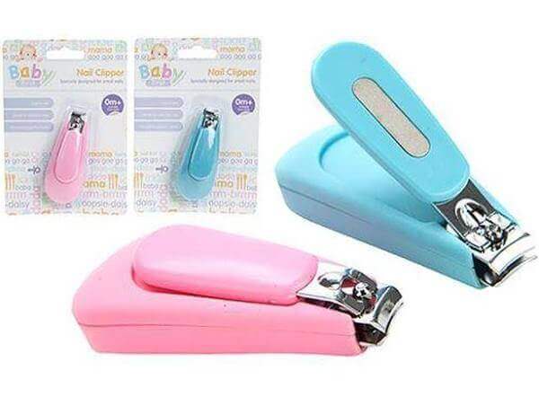 Baby First Nail Clippers Colour: Pink baby care safety Earthlets