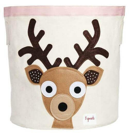 3 Sprouts Storage Bin - Deer furniture storage Earthlets