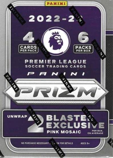 Panini Prizm EPL Premier League Football Blaster Box - 24 Trading Cards Earthlets