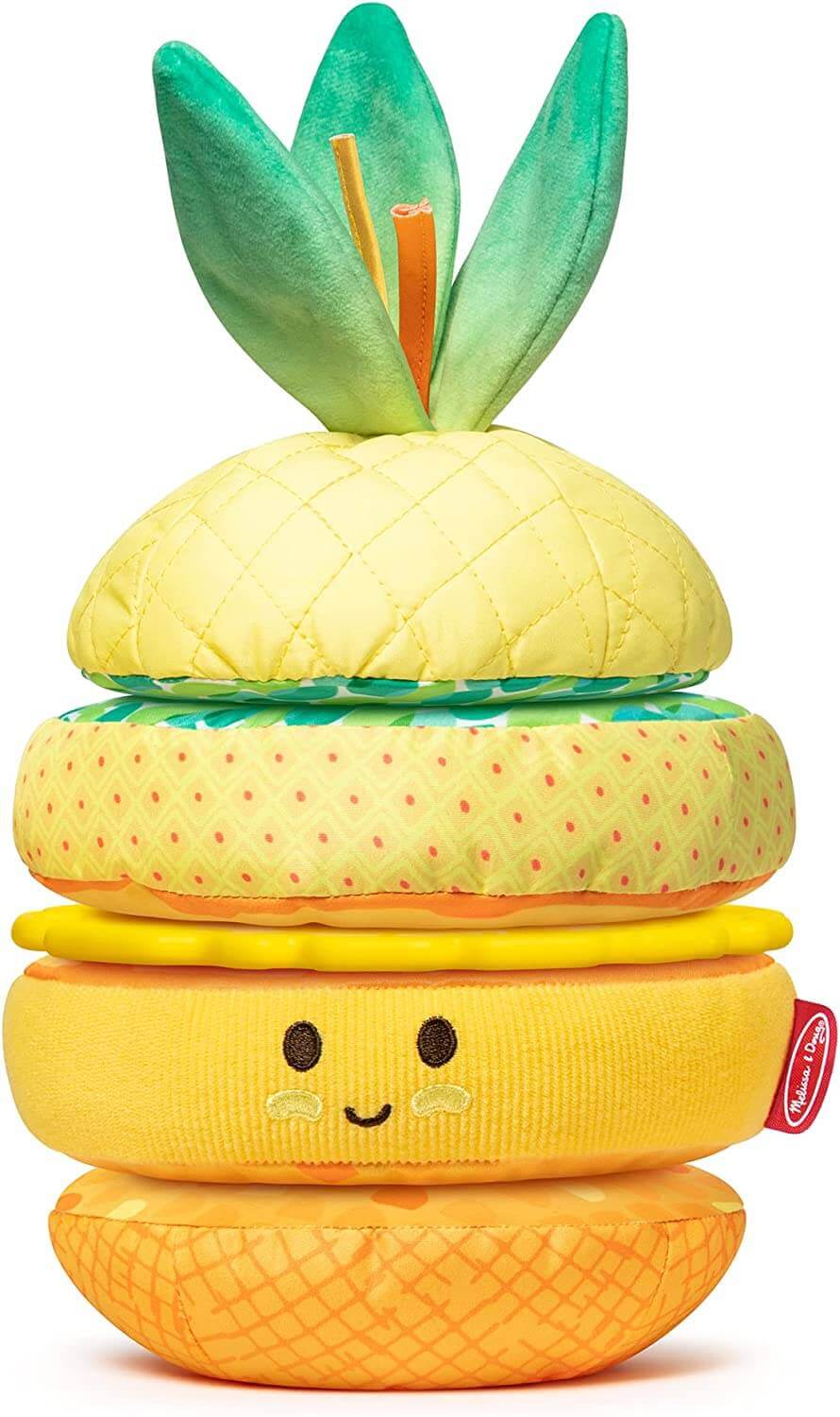 Melissa & Doug Take-Along Clip-On Infant Toy Style: Pineapple Stacker Baby Toy Earthlets