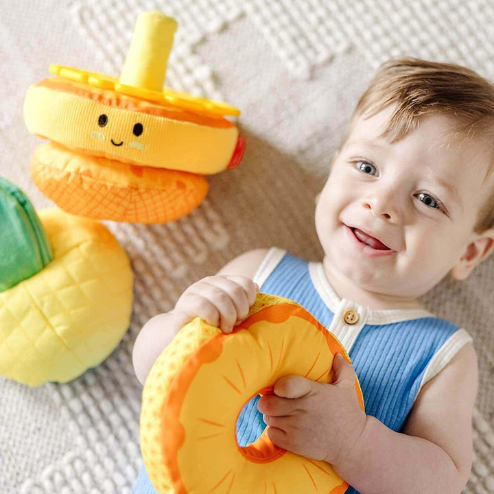 Melissa & Doug Take-Along Clip-On Infant Toy Style: Bubble Tea Take Along Baby Toy Earthlets