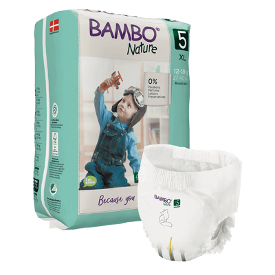Bambo Nature Size 5 Pants - 19 pack disposable nappies size 5 Earthlets