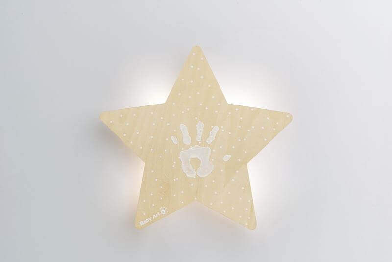 Baby Art Baby Art Wooden Collection Wall Light with Imprint baby gifts Earthlets