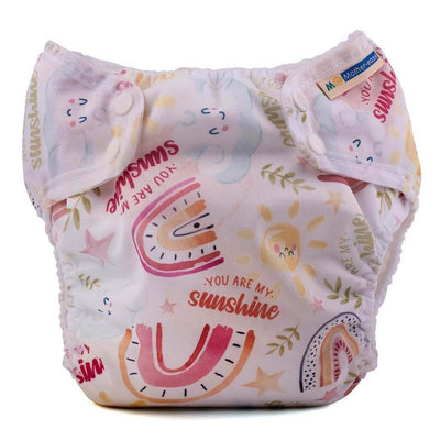 Mother-ease Wizard Duo Cover Colour: Bee Kind Size: XS reusable nappies Earthlets