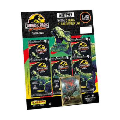 Panini Jurassic World Anniversary Trading Card Collection Product: Multipack (5 Cards) Trading Card Collection Earthlets