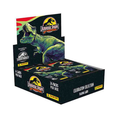Panini Jurassic World Anniversary Trading Card Collection Product: Packs (24 Packs) Trading Card Collection Earthlets