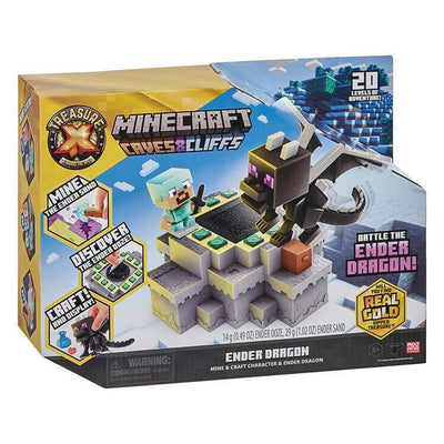 Moose Toys Treasure X Series 2 Minecraft Caves & Cliffs Ender Dragon Toys Earthlets