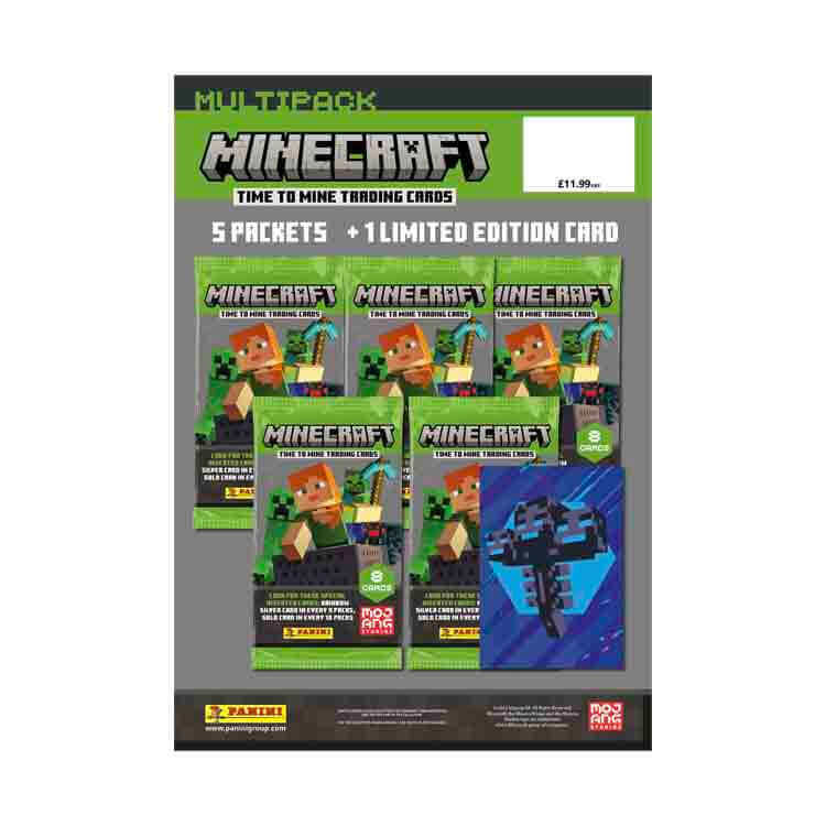 Panini Minecraft Time To Mine Trading Card Collection Product: Packs Trading Card Collection Earthlets
