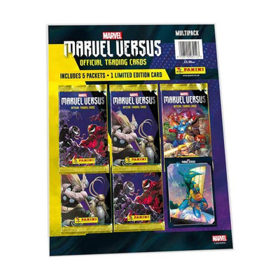 Panini Marvel Versus Trading Card Collection Product: Starter Pack (3 Packs) Trading Card Collection Earthlets