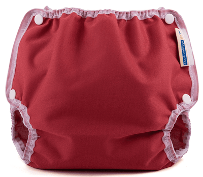 Mother-ease Air Flow Cover Cranberry Colour: Cranberry size: M reusable nappies Earthlets