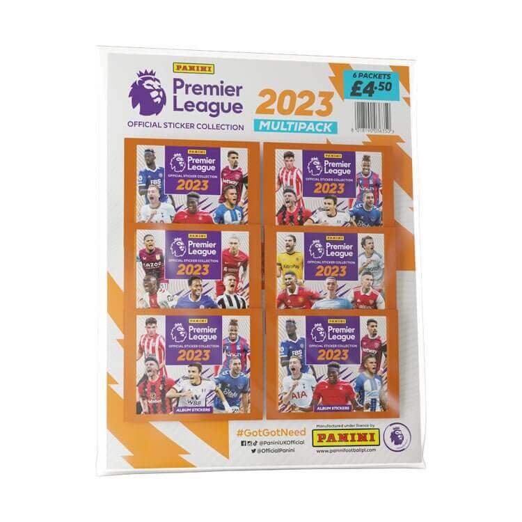 Panini Premier League 2023 Sticker Sticker Multipack (30 Stickers) Sticker Collection Earthlets