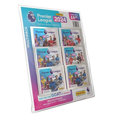 Panini Premier League 2023/24 Sticker Collection Product: Multipack (6 Packs) Sticker Collection Earthlets