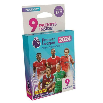 Panini Premier League 2023/24 Sticker Collection Product: Multiset (9 Packs) Sticker Collection Earthlets