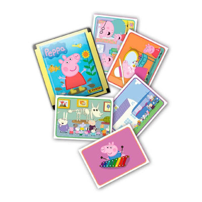 Panini Peppa Pig's World Sticker Collection Product: Pack (50 Packets) Sticker Collection Earthlets