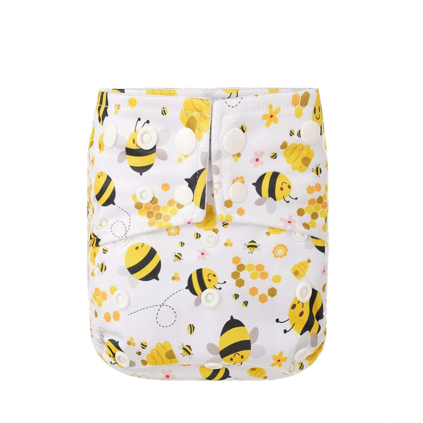 HappyBear One Size Pocket Nappy Colour: Bees reusable nappies Earthlets