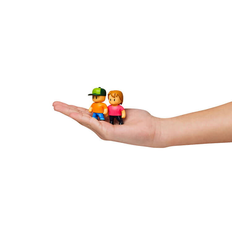 PMI Stumble Guys Collectible Figures 3PK Window Box Product: Pack 1 Mini Figures Earthlets