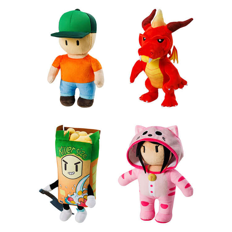 Bonecos De Ação Stumble Guys Plush, 9 Polegadas Do Inferno D Jm Bonecos De Ação Stumble Guys Plush, 9 Polegadas Do Inferno D Jm