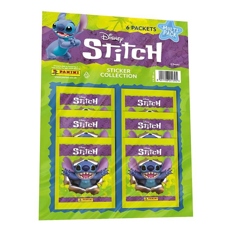 Panini Disney Stitch Sticker Collection Product: Multipack Sticker Collection Earthlets