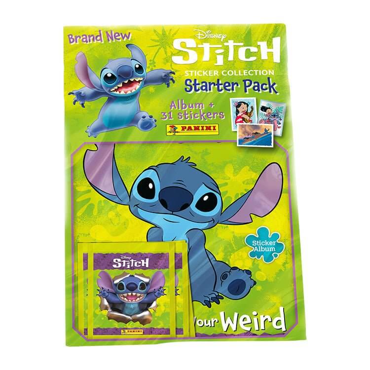 Panini Disney Stitch Sticker Collection Product: Starter Pack Sticker Collection Earthlets
