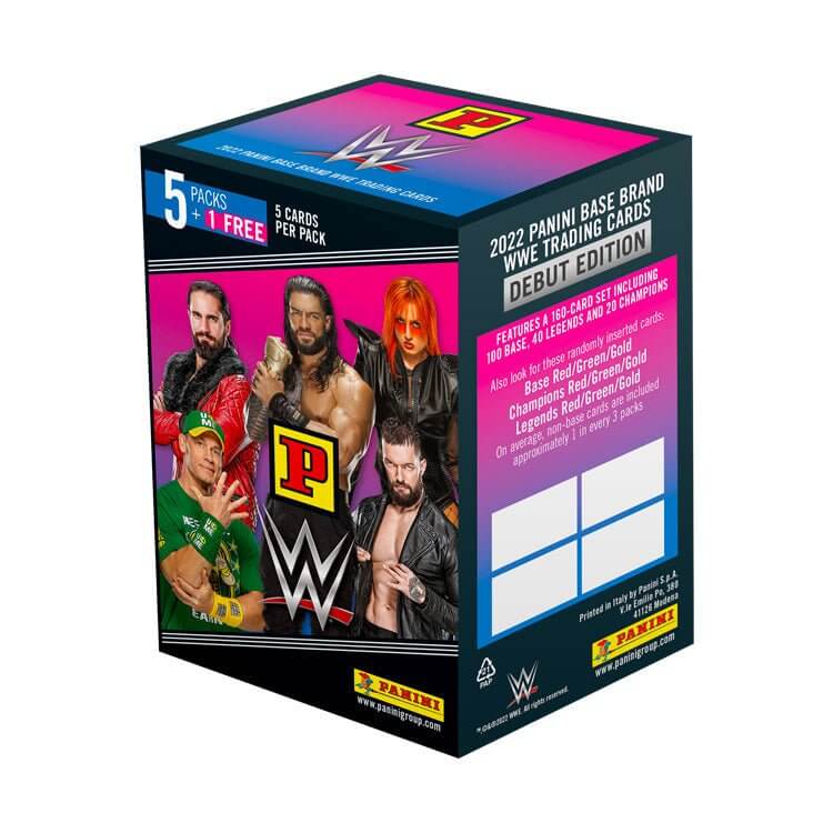 Panini WWE 2022 Debut Edition Trading Card Collection Product: Blaster Box Trading Card Collection Earthlets
