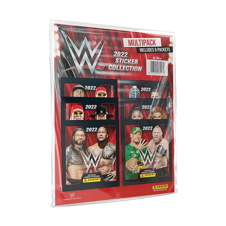 Panini WWE 2022 Sticker Collection Product: Multipack Sticker Collection Earthlets