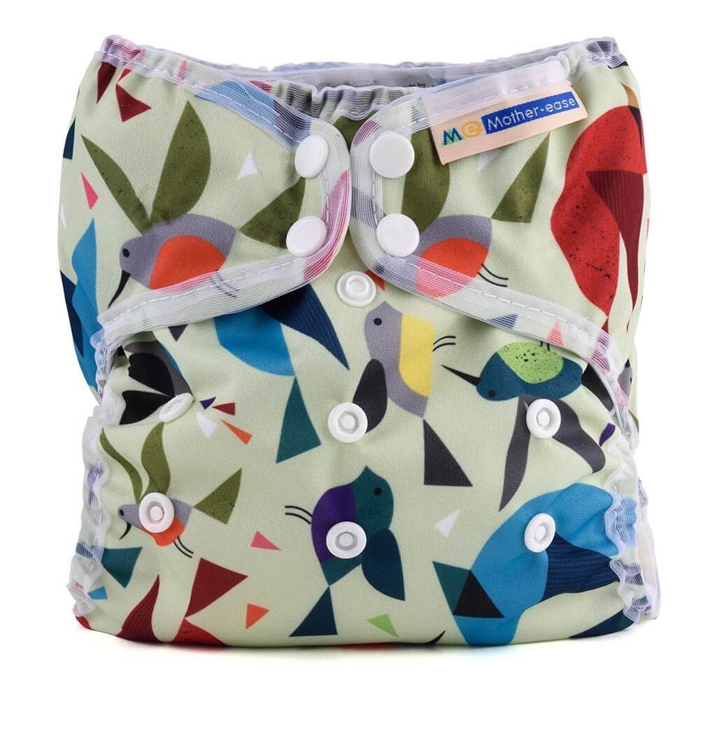 Mother-ease Wizard Duo Cover Colour: Tweet Size: XS reusable nappies Earthlets
