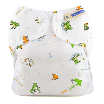 Mother-ease Wizard Duo Cover Colour: Wetlands Size: OS reusable nappies Earthlets