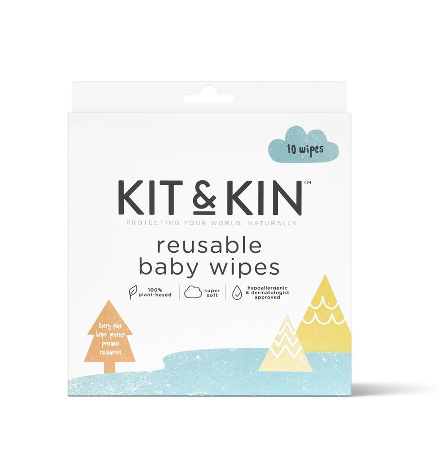 Kit and Kin| Reusable Baby Wipes | Earthlets.com |  | reusable nappies liners and boosters